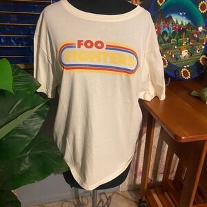 Foo Fighters Cream Graphic Tee